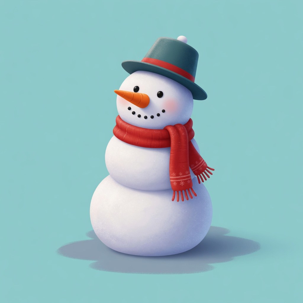 muñeco de nieve — снеговик