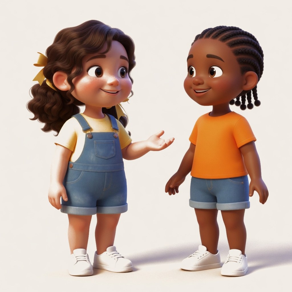 ¿Quieres ser mi amiga? — Хочешь быть моей подругой?
