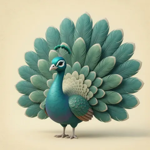 P · pavo real — літера «пе» · павич