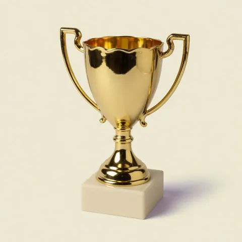 T · trofeo — літера «те» · кубок