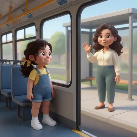 ¿Está mi mamá? — Моя мама там?
