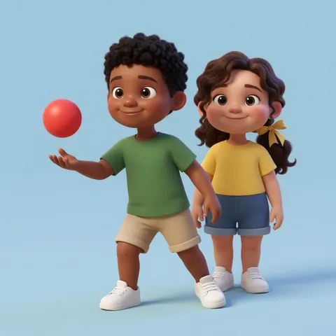 Lanza la pelota. — Кинь м’яч.